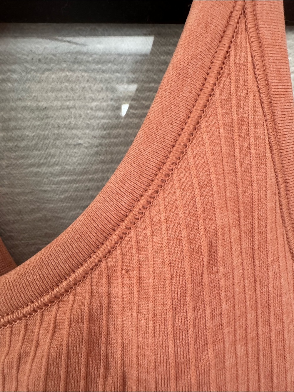 lululemon athletica Ribbed Racerback Tank - Rust - Picture 5 of 6